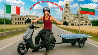 Can I Ride a Solar Powered Scooter 1000 Miles, ITALY to BULGARIA? Ep. 1