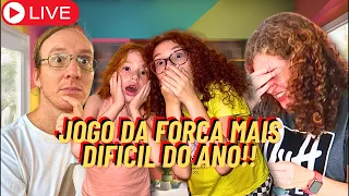 VEM JOGAR O JOGO DA FORCA MAIS DIFÍCIL DO ANO - FAMÍLIA RUIVA