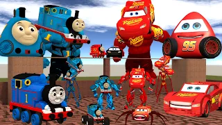 ALL SIZE EVOLUTION LIGHTNING MCQUEEN THOMAS TRAIN BIG MAZE in Garry's Mod