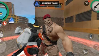 😱🤩 rope Hero vice town game on aroplane jump on parachute open cloct the dimond