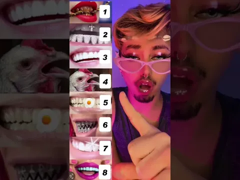 Seus dentes depois de comer muitos ovos 🥚 :