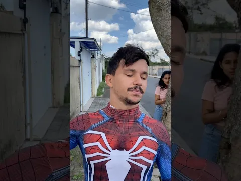MEU CRUSH É UM HOMEM-ARANHA #shorts #crush
