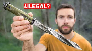 Probando 5 CUCHILLO ILEGALES 🔪🚫👮