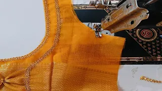 बहुत ही सरल और सुंदर ब्लाउज डिजाइन बनाएं। New blause design #blausedesign #blause #sewing #stiching 