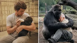 He Reunited With the Gorilla He Saved 35 Years Ago... 🥹❤️