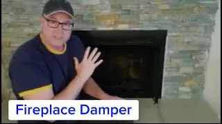 How to Open a Fireplace Damper