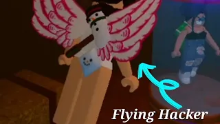 Flying Hacker in Flee the Facility Roblox