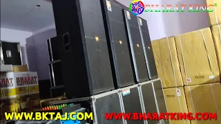 BHARAT KING 4FT - 4 TOP DOUBLE 15 INCH WITH PATTY 3600W AMPLIFIER DOUBLE CHANNEL DJ MIXER ECHO