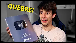MINHA PLACA DO YOUTUBE CHEGOU! (ESPECIAL 100K)