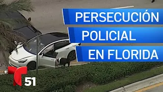 Se desata persecución policial en Florida