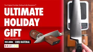 How I Honed My Wusthof Knife with Tumbler the Tumbler Rolling Knife Sharepener