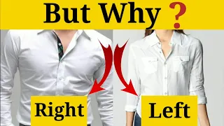Why do men's and women's buttons differ?🤔 | Amezing Facts | # shorts