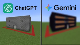 ChatGPT Vs Gemini | ¿Quién Construirá la Mejor CARCEL en Minecraft?
