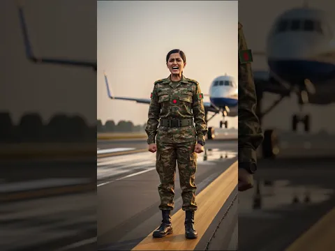 এক সাহসী মহিলা অফিসারের দুঃসাহসিক মিশন! প্লেন বিস্ফোরণ থেকে যাত্রীদের রক্ষা ✈️🔥 #aivideo