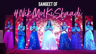 SANGEET DANCE VIDEO OF NIKMOLKISHAADI 🤍