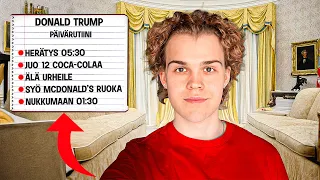 YRITÄN ELÄÄ 50 TUNTIA KUTEN DONALD TRUMP!