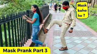 Mask Challan Prank Part 3 | Bhasad News | Prank video
