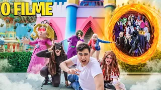 O FILME DA ARLEQUINA DO MAL E CORINGA DO MAL NO PARQUE DE DIVERSÕES COM PORTAL MÁGICO DOS VILÕES!