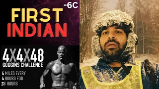 FIRST INDIAN | DAVID GOGGINS CHALLENGE | -6C #davidgoggins #davidgogginsmindset #indian