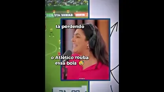 mulher narrando futebol l #shorts