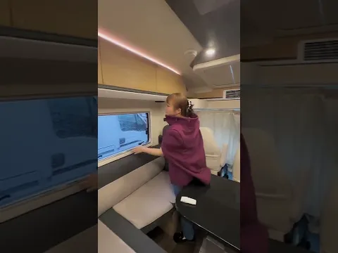 Comfortable in the caravan bed on a rainy day......