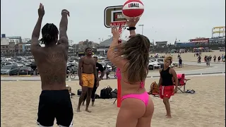 $100 3pt CHALLENGE vs NBA PRO Ben McLemore!! #moneyball