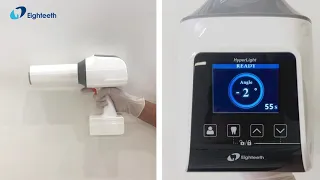 Operation of Eighteeth Portable Hand-held X Ray HyperLight with Extra Arm Optional