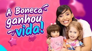 TATÁ BRINCA COM BONECA E ELA GANHA VIDA  | Clube da Tatá