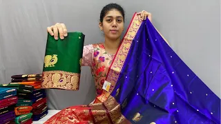 Peshwai Paithani | Kasturi Paithani live | Saree live