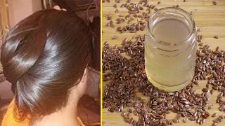 أخلطي بذورالكتان مع النشا أقوى كيراتين طبيعي يرطب الشعر الخشن يجعله مسبسب حرير سر ياباني للشعر الخشن