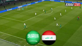 بث مباشر مباراة  العراق ضد السعودية اليوم تصفيات كأس العالم آسيا 2026 | PES Gameplay