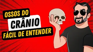 Ossos do Crânio FÁCIL de aprender - Anatomia Humana