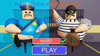 Thief vs Police in Barry’s Prison Run HARD MODE! (Obby) | Roblox Full Gameplay