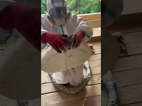 In Russia, Even Walls Wear Jackets! ❄️🔥 The Secret of Spray Foam Insulation #shorts