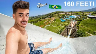 Riding Brazil’s TALLEST Water Slide!