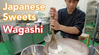 A Day in a Japanese Confectionery Shop: Witness the Magic of Traditional Wagashi Making!