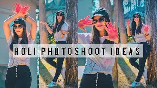 10 Best Holi Poses for girls | Holi photoshoot In Jeans #holi #photography | Minisha Pathak #holi