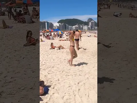 🇧🇷 Copacabana Beach in Rio de Janeiro🌴Brazil