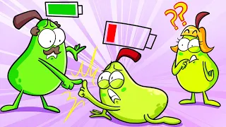 BRAVE FATHER RESCUES HIS FAMILY || Crazy Pear Family by Pear Couple