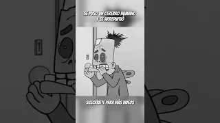 Se puso un cerebro humano y se arrepintió 😨 #shorts