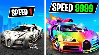 Upgrading Slowest to FASTEST Bugatti in GTA!