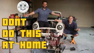 REMOVING THE ENGINE & SUBFRAME FROM OUR CLASSIC CAR (HOW NOT TO DO IT) EP.6