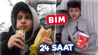 24 SAAT BOYUNCA SADECE BİM YEMEKLERİNİ YEDİM!
