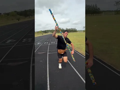 He ran holding 300 bricks 🤯 | LEGO Sprinting Challenge with Daniel LaBelle #Shorts