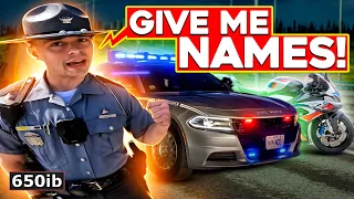 Pulled OVER by KID COP!!!