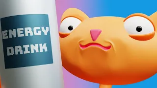 He needs some energy (Animation Meme) #funny #cute #cats #animation #meme
