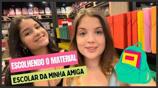 COMPRANDO MATERIAL ESCOLAR 2023 DA MINHA AMIGA - Madu De Paoli