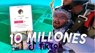 NOS LANZAMOS DE PARACAÍDAS EN CELEBRACIÓN A LOS 10M EN TIKTOK- EL PANA ARABE