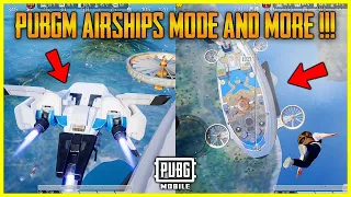 PUBG MOBILE AIRSHIP MODE 😲 | HUGE POI IN MIDAIR ON ERANGEL MAP + WATERPARK | HUGE CONTENT COMING 😍🔥