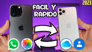 Pasar TODOS LOS DATOS de un iPhone a otro  iPhone📱(EN 2023)